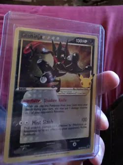 Pokemon TCG Greninja Gold Star SWSH144 Sword & Shield Promo Card Holo NM - Image 1