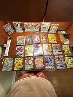 Huge Jumbo Pokemon Card Lot Tag Team Cards Gx V’s And Exs Lot Of 25 Jumbo Cards - Image 1