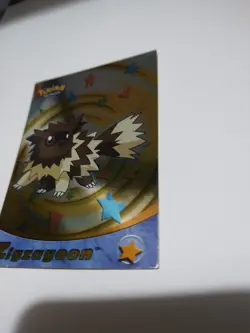 Pokemon Card - Zigzagoon #89 - Advanced - Topps - Silver Foil Lp/Mp - Image 3