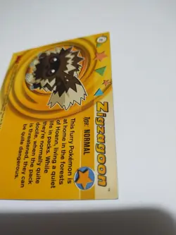 Pokemon Card - Zigzagoon #89 - Advanced - Topps - Silver Foil Lp/Mp - Image 5