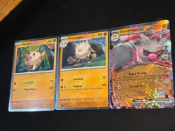 Annihilape EX SVP032 + Mankey + Primeape Black Star Promo Pokemon Card Set NM - Image 4