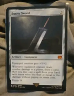 BUSTER SWORD Final Fantasy FIN Magic MTG MINT CARD - Image 1