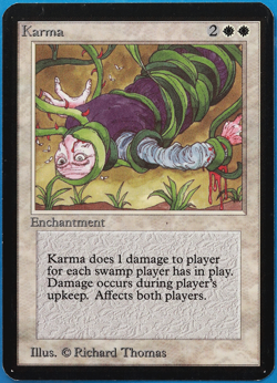 Karma Alpha PLD White Uncommon MAGIC THE GATHERING CARD (ID# 500717) ABUGames - Image 1