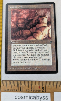 Voodoo Doll Legends MTG Magic the Gathering CCG card 472 - Image 1