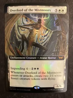Overlord of the Mistmoors (Extended Art) Duskmourn:House of Horror Foil MTG MINT - Image 1