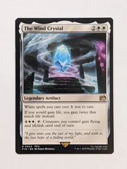 The Wind Crystal - MTG FIN 0043 Final Fantasy Rare Magic: The Gathering - Image 1