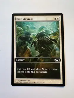 Hive Stirrings - PROMO - MTG Core Set 2014 - NM - Image 1