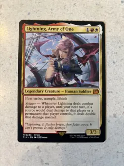 Lightning, Army of One Final Fantasy Regular MTG 0233 - Image 1