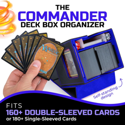 Deck Box for MTG Cards, Trading Commander Deck Case, Fits 250+ Unsleeved Cards, - Image 5