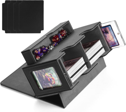 MTG Commander Deck Box with 2 Display & Dice Tray, Fits 320+ Cards, 4 Dividers & - Image 1
