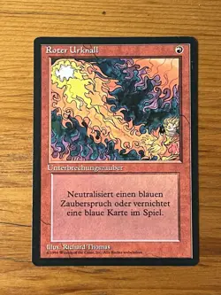 MTG - Magic the Gathering - Red Elemental Blast - FBB - German - Foreign - NM - Image 1