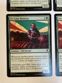 4x Mtg Commander Legends Ivy Lane Denizen NM/M Magic The Gathering - Image 2