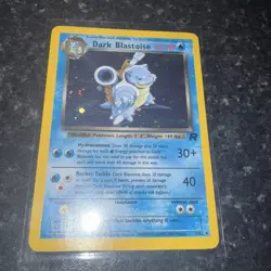 Pokemon Dark Blastoise Holo Rare Card 3/82 Team Rocket TCG WOTC LP - Image 1