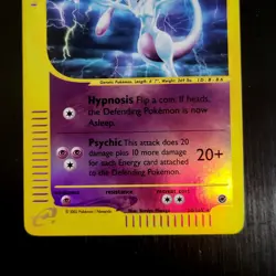 2002 Pokemon Expedition Mewtwo 20/165 - Reverse Holo LP - Image 3