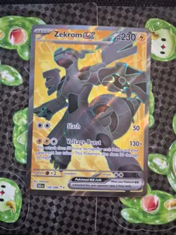 Pokemon TCG Black Bolt - Zekrom ex - Full Art Holo Secret Rare - 158/086 - NM - Image 1