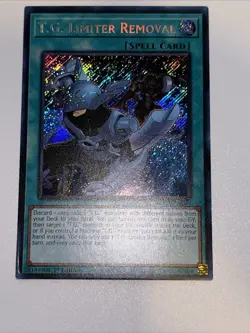 Yugioh! T.G. Limiter Removal - AGOV-EN049 - Secret Rare - 1st Edition - Image 1