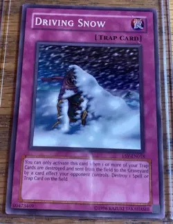 Yugioh! Driving Snow - PSV-EN018 - Common - Unlimited 25th Anniversary Edition - Image 1