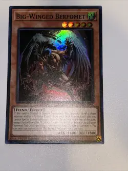 Yugioh Big-Winged Berfomet DUNE-EN004 Super Rare 1st Ed - Image 1