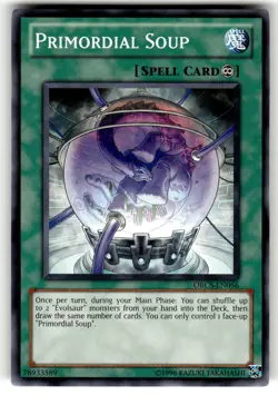 YuGiOh Order of Chaos Card ORCS-EN056 C Primordial Soup - Image 1