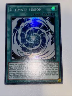 Yugioh! LP Ultimate Fusion - BACH-EN051 - Super Rare - 1st Edition Lightly Playe - Image 1