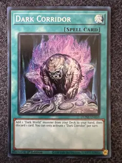 Yugioh Dark Corridor DUNE-EN059 Secret Rare 1st Edition NM - Image 1