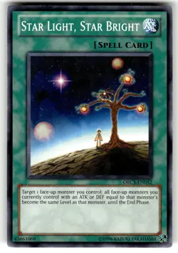 YuGiOh Order of Chaos Card ORCS-EN052 C Star Light, Star Bright - Image 1