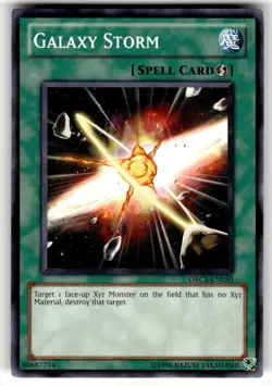 YuGiOh Order of Chaos Card ORCS-EN050 C Galaxy Storm - Image 1