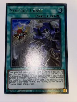 Yugioh! LP Synchro Chase - LED6-EN026 - Ultra Rare - 1st Edition Lightly Played, - Image 1