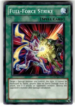 YuGiOh Order of Chaos Card ORCS-EN047 C Full-Force Strike - Image 1