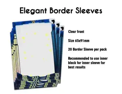 Hero City Border Sleeves (20 Sleeves) Yugioh - Image 1