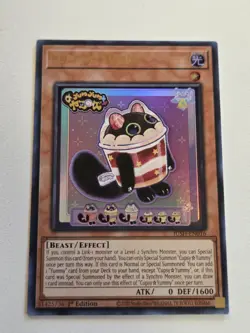 Cupsy Yummy JUSH-EN016 Ultra Rare Yugioh Justice Hunters 1st Edition Mint - Image 1