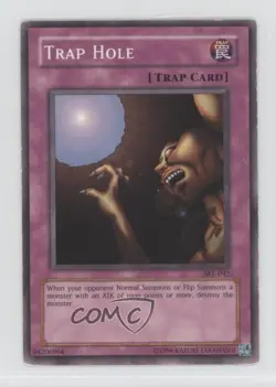 Trap Hole Unlimited YuGiOh Starter Deck Kaiba Evolution #SKE-042 2004 - Image 1