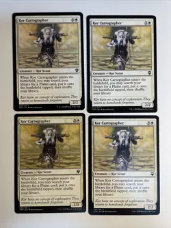 4x Mtg Commander Legends Kor Cartographer NM/M Magic The Gathering - Image 1