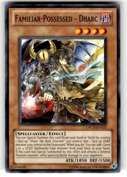 YuGiOh Order of Chaos Card ORCS-EN033 C Familiar-Possessed - Dharc - Image 1