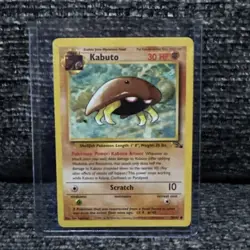 Kabuto Fossil Base Set 50/62 Common Pokemon Card - Image 1