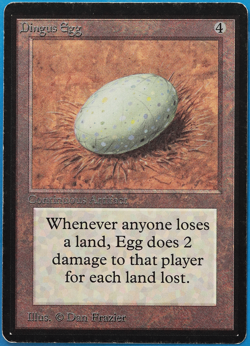 Dingus Egg Beta PLD Artifact Rare MAGIC THE GATHERING CARD (ID# 500741) ABUGames - Image 1