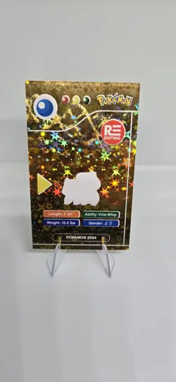 Bulbasaur #1 - Gold Holo - Pokedex Black Kanto 2024 - Pokemon Card - Image 2