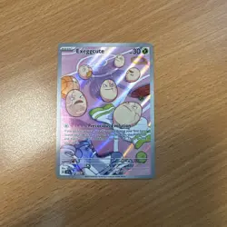 Pokemon Exeggcute TCG Card 192/191 2024 Surging Sparks Illustration Rare Holo - Image 1