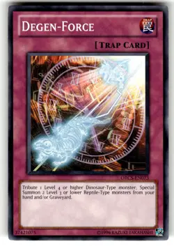 YuGiOh Order of Chaos Card ORCS-EN073 C Degen-Force - Image 1