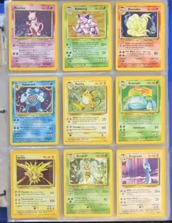 1st Edition Old Pokemon Cards, 100% Vintage, WOTC Only, 10 Card Gen 1 & 2 - Image 3