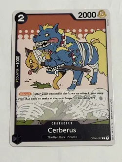 Cerberus OP06-087 C Wings of Captain ONE PIECE Card Game NM English - Image 1