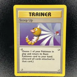 🔥 Scoop Up 78/102 🔥 Original Non Holo Rare Base Set Pokemon Card Trainer 1999 - Image 2