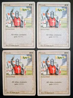 MTG | 4x Crusades | Revised Edition | Magic The Gathering | Playset - Image 1