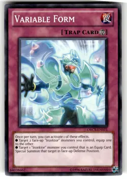 YuGiOh Order of Chaos Card ORCS-EN071 C Variable Form - Image 1