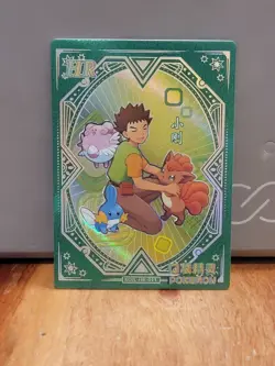 Brock HR KDJL-HR-011 Eif Baby Chinese Pokemon Trainer Card - Image 1