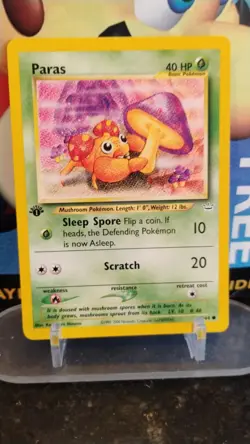 PARAS Neo Revelation Series POKEMON Non-Holo 1st Edition 2000 Trading Card 47/64 - Image 1