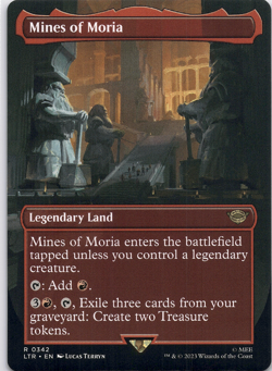 Mines of Moria (Extended Art) [Lord of the Rings] (LTR) [MTG] Magic 342 - Image 1