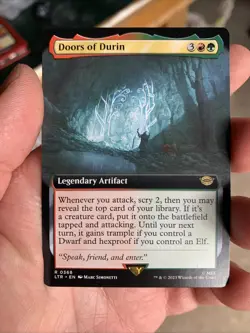 EXTENDED Doors of Durin - Lord of the Rings - Magic: The Gathering - MTG - Image 1