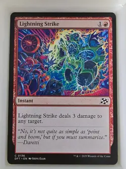 Lightning Strike - C 0136 Common Aetherdrift DFT MTG - Image 1