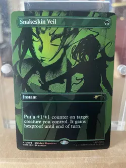 MTG Snakeskin Veil Foil Standard Showdown Promo NM - Image 1